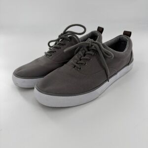 Goodfellow & Co Canvas Sneakers Mens 8 Grey Excellent Lace Up Low Top Casual